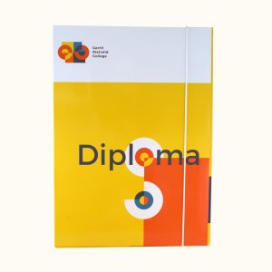 Diploma mappen drukken, bedrukte diploma mappen, diploma mappen bedrukken