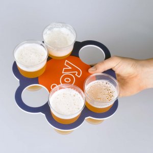 biertrays drukken, biertrays met opdruk, biertray bedrukt met logo